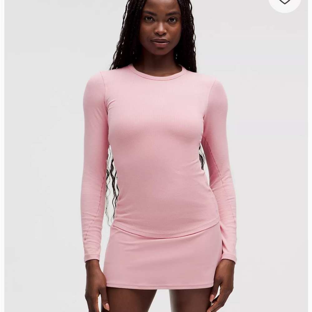 Hold tight long sleeve in pink tide